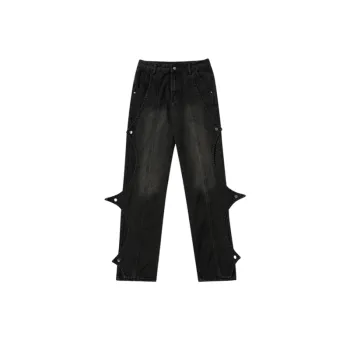 High Street Hip Hop Straight Punk Pants