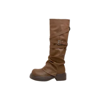 Basics Simple Knee High Boots