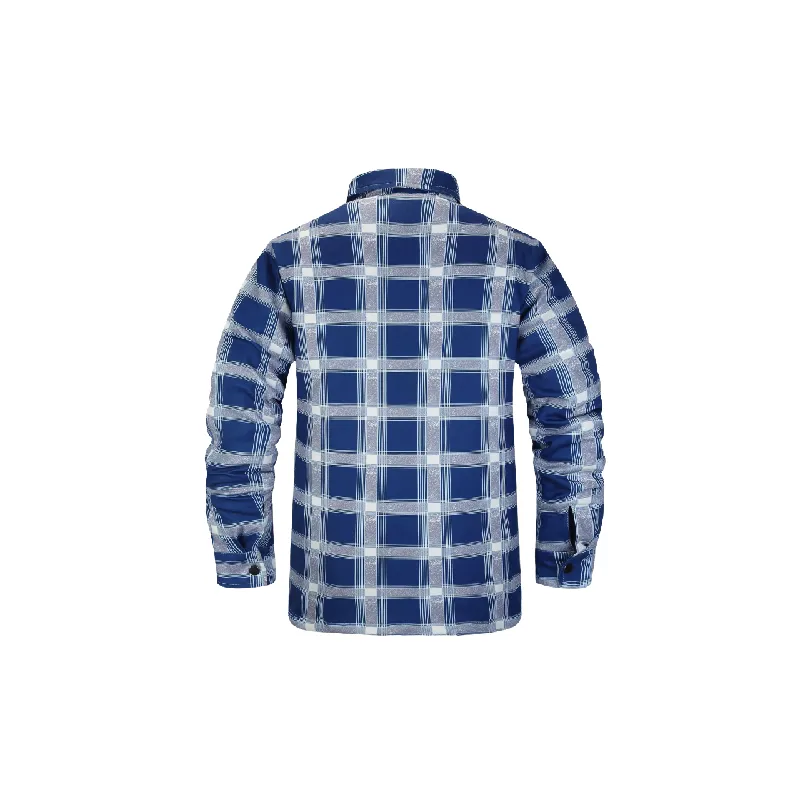 Fashionable Plaid Jacket-3