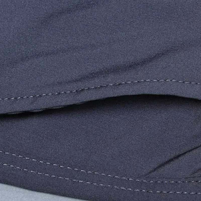 Simple Loose Polyester Casual Pants-6