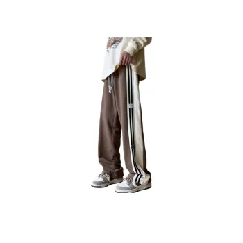 Straight Casual Striped Sports Long Pants