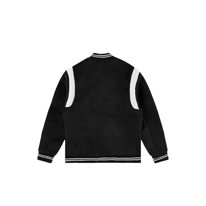 Contrasting Color Embroidered Jacket-8
