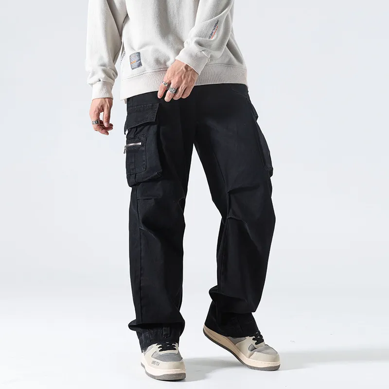Street Casual 100% Cotton Cargo Pants-6