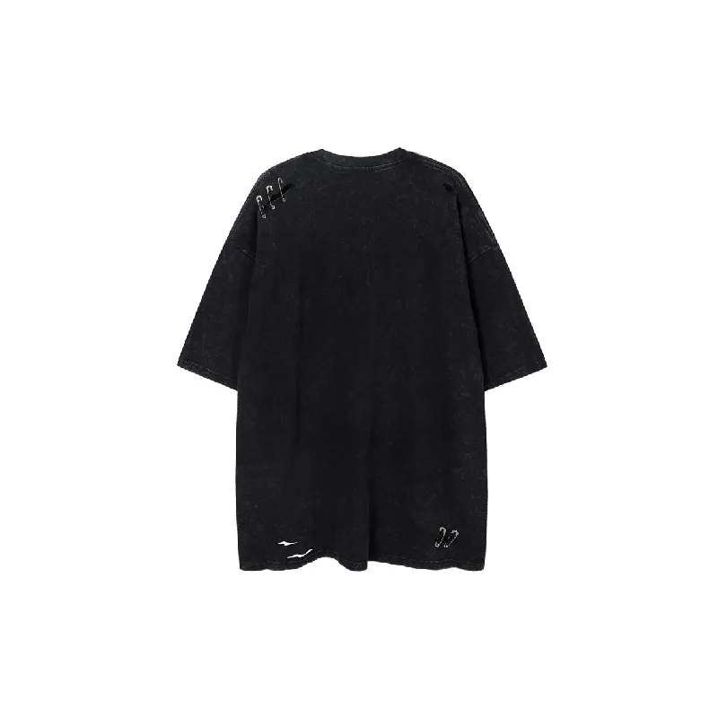 Trendy Loose 100% Cotton T Shirt-3