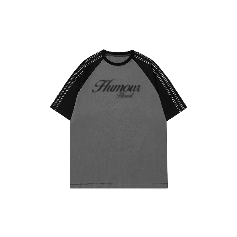 Casual Letter 100% Cotton T Shirt-10