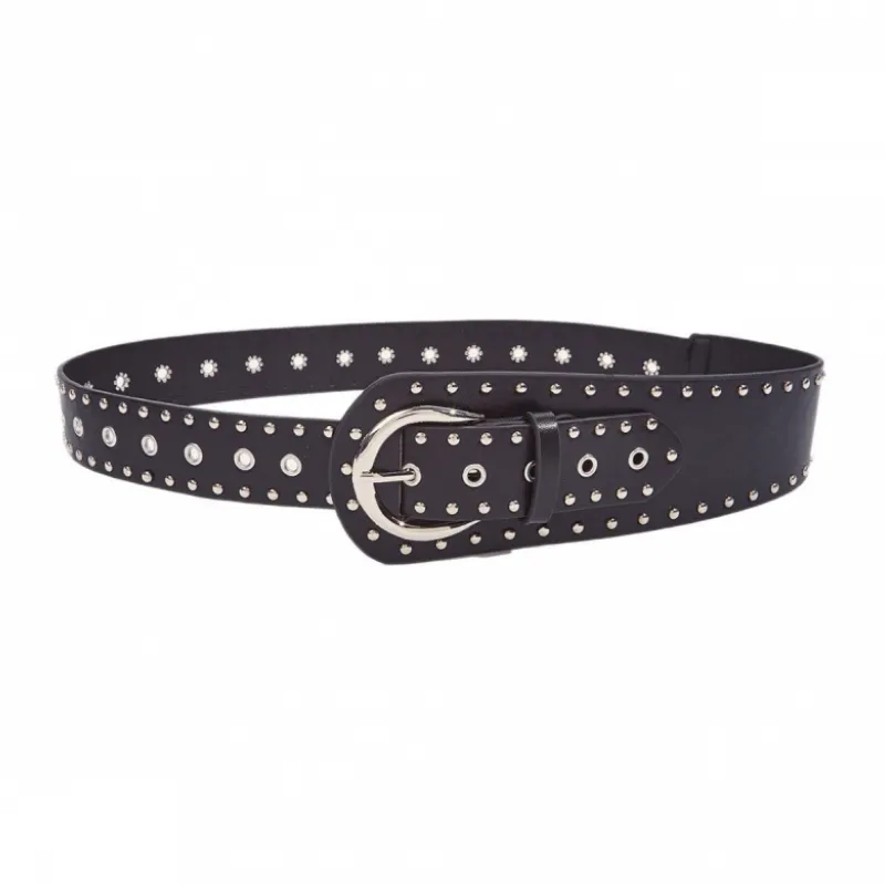 Punk Fashionable Leather Belt-0