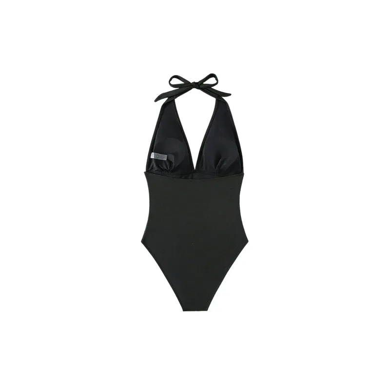 Glamorous Plain Polyester Bodysuit Women-1