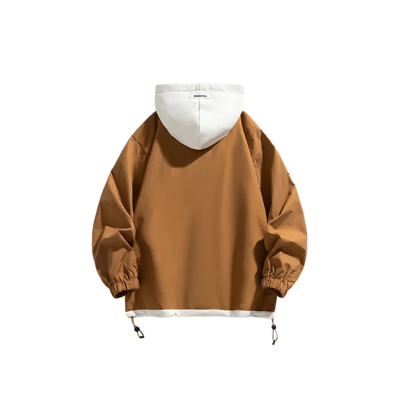 Casual Loose Blended Synthetic Fabrics Jacket-7