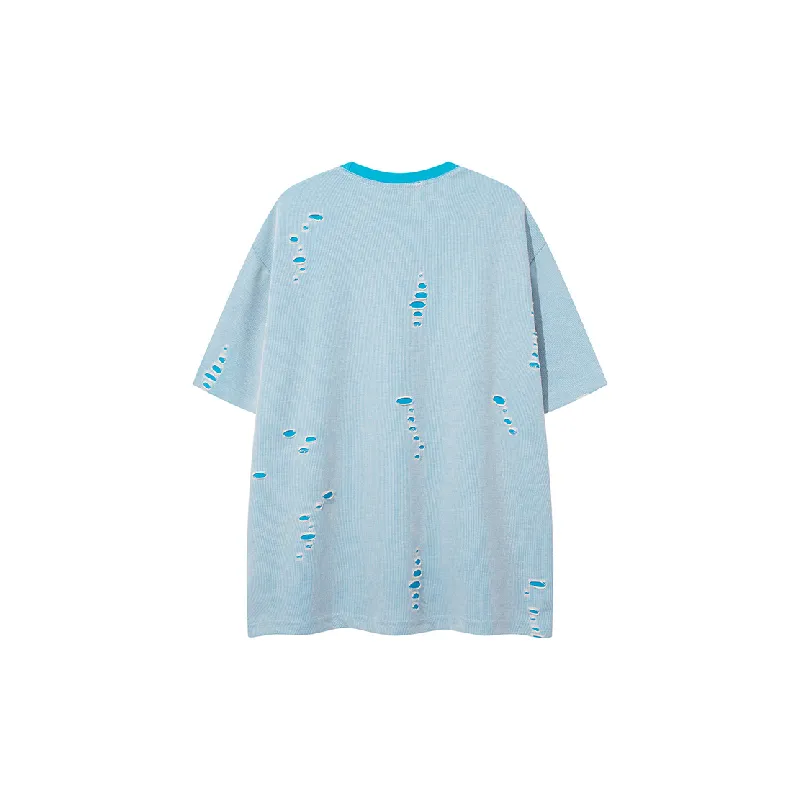 Street Fashion Cotton Blended Fabric T-Shirt Unisex-5