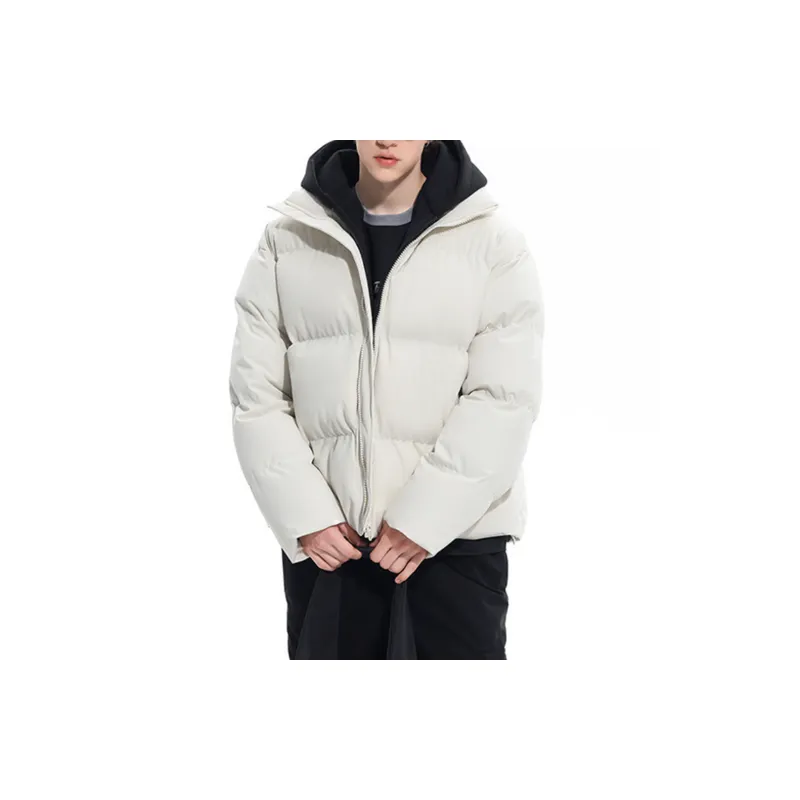 Casual Simple Loose Quilted Jacket-6