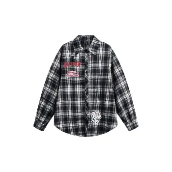 Casual Loose Blended Synthetic Fabrics Shirt