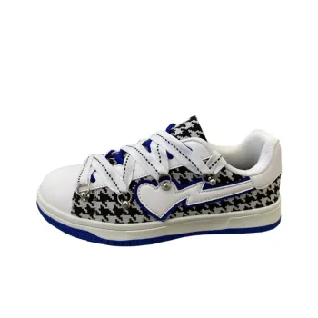 Houndstooth Niche Trendy Sports Skateboard Shoes