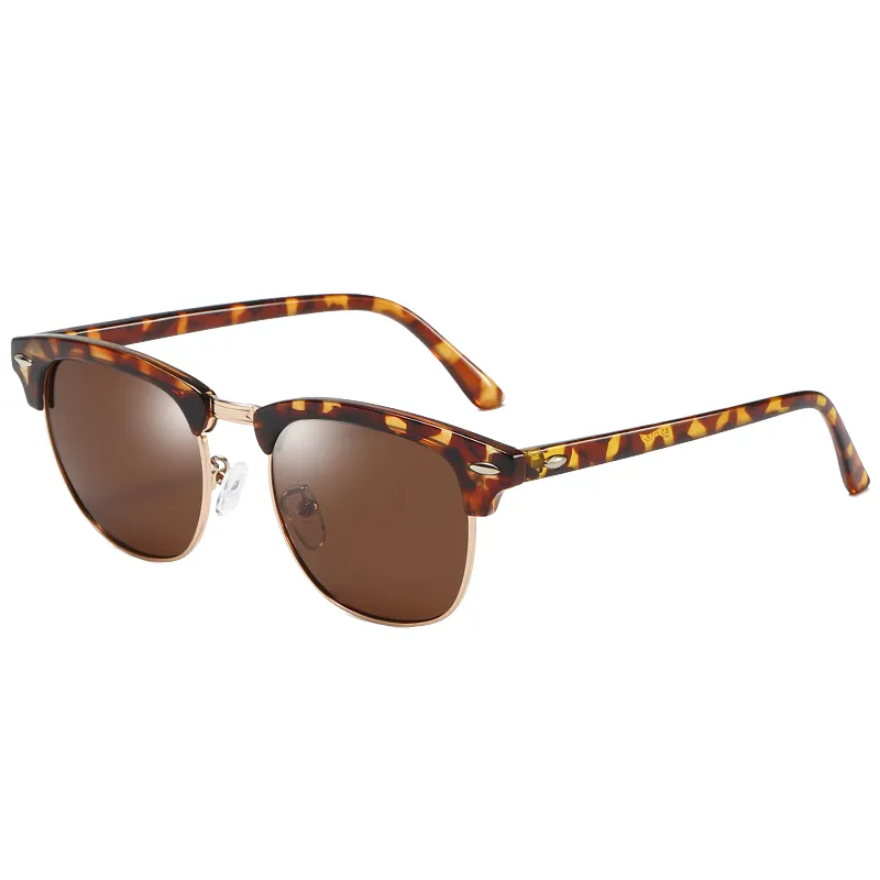 Retro Plain Sunglasses Unisex-1