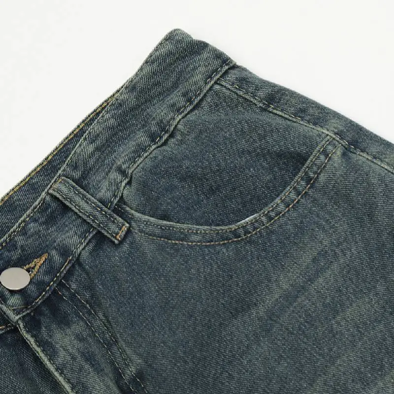 Street Casual Baggy Denim Shorts-2