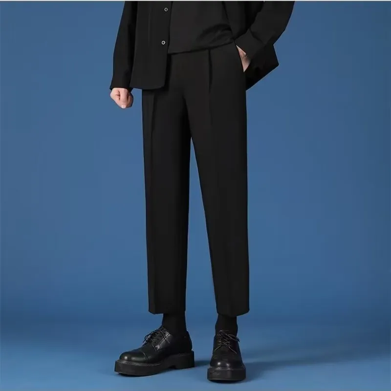 Casual Fashionable Suit Trousers-8