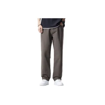 Retro Straight Leg Cotton Casual Pants