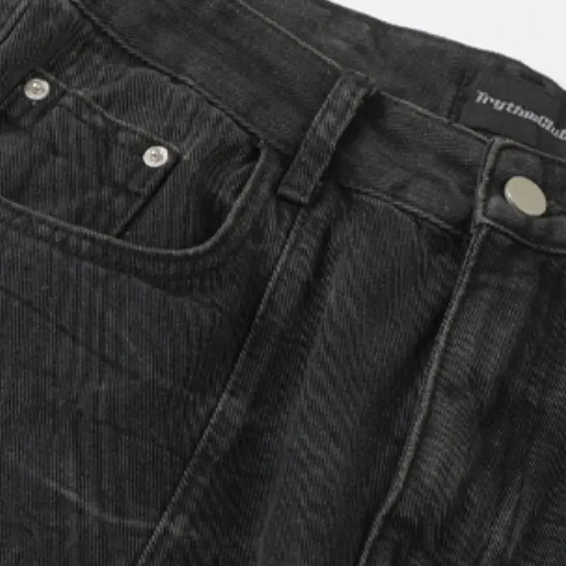 Retro Loose Jeans-3