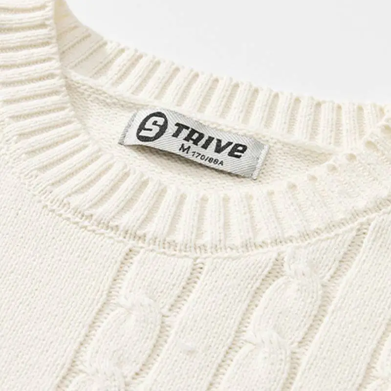 Street Loose Cotton Sweater-4