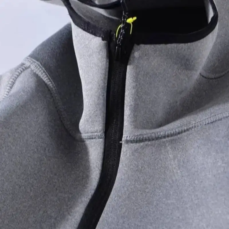 Basics Simple Blended Synthetic Fabrics Jacket-2
