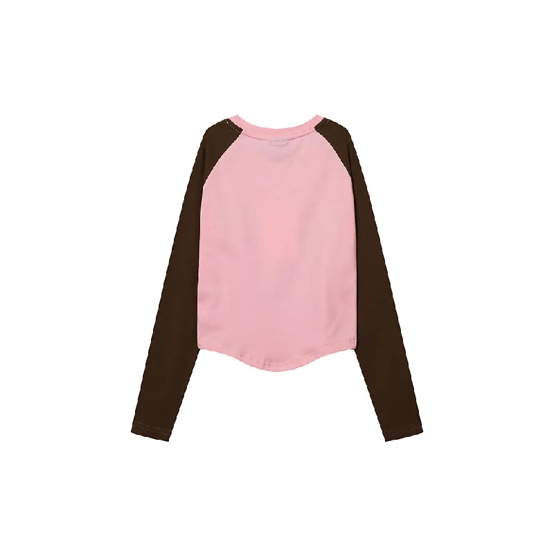 Retro Long Sleeve Cotton T Shirt Women-1