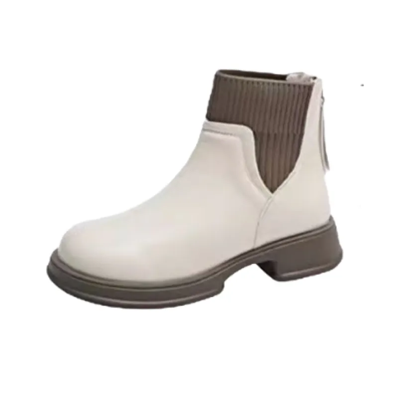 Casual Plain Martin Boot-0