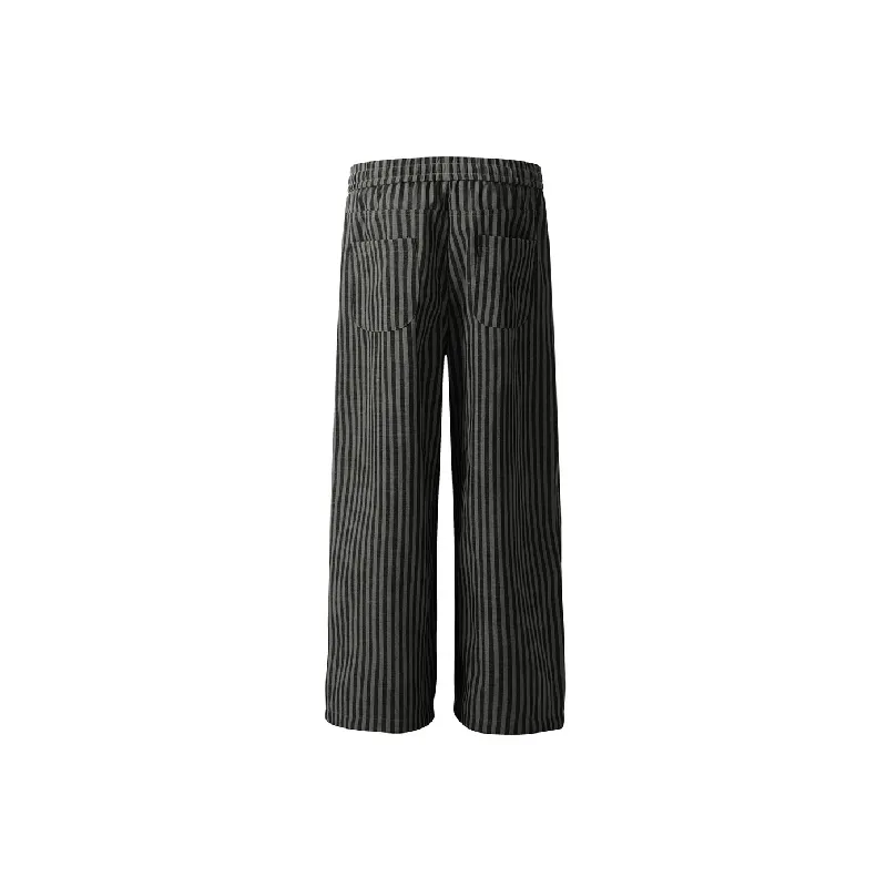 Retro Loose Cotton Blended Fabric Casual Pants-1