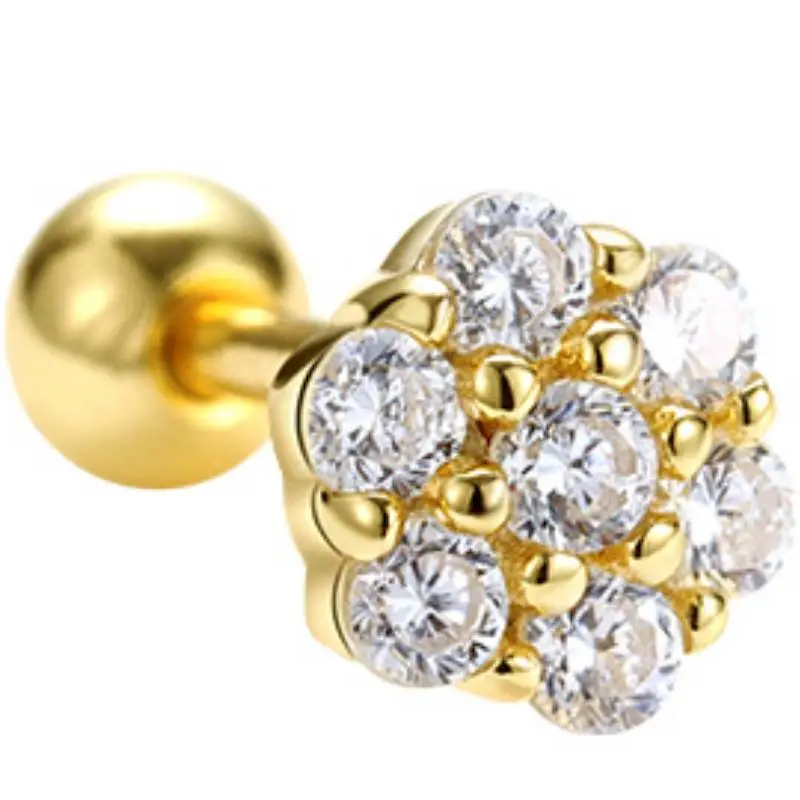 Simple Geometric Ear Stud Women-2