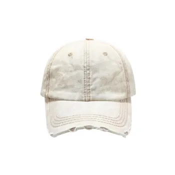 Washed Baseball Cap Curved Eaves