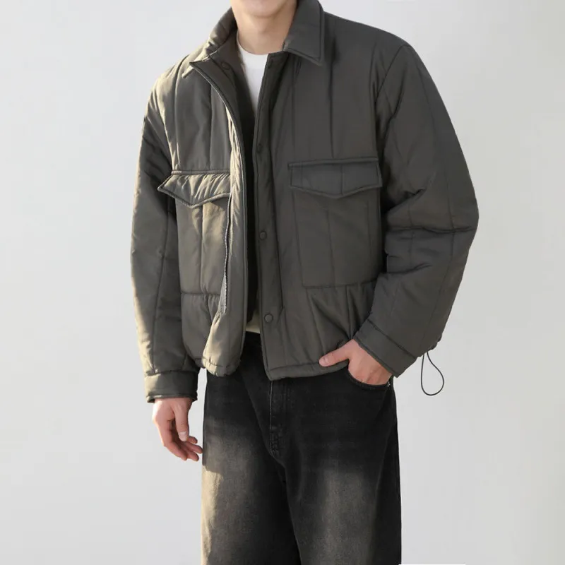 Fashionable Warming Quilted Jacket-2
