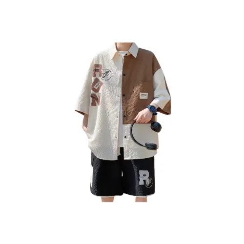 Half Sleeved Shirt With Casual Shorts Two Sets