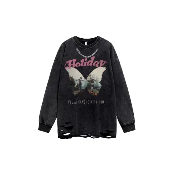 Casual Butterfly Loose T Shirt