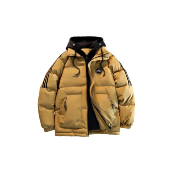 Casual Fake Two Pieced Polyester Quilted Jacket