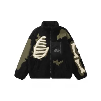 Street Retro Stand Collar Cotton padded Jacket