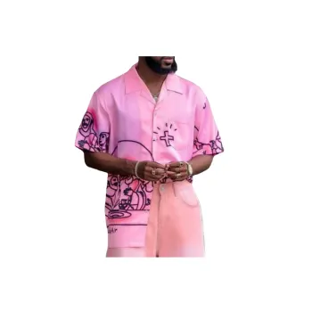 Casual Slim fit Fashion Long sleeve Printed Shirt