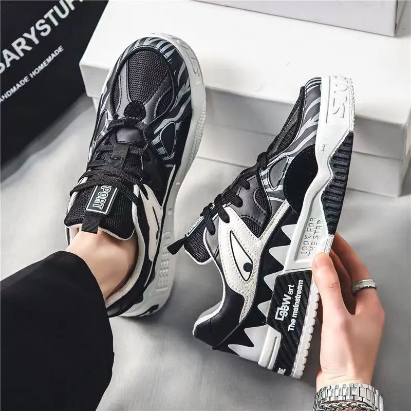 Sporty Casual Stylish Skateboarding Shoes-1