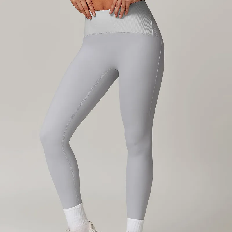 Plain Sporty Leggings Women-1