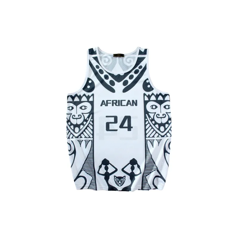 Hip Hop Sleeveless Mesh Vest-0