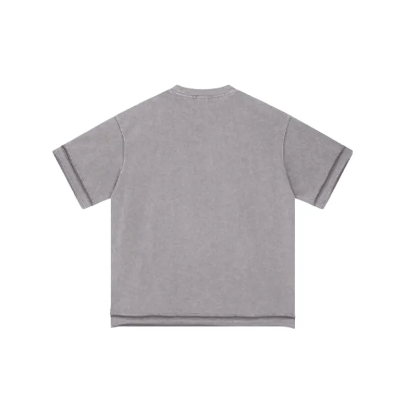 Fashion Loose 100% Cotton T Shirt-1