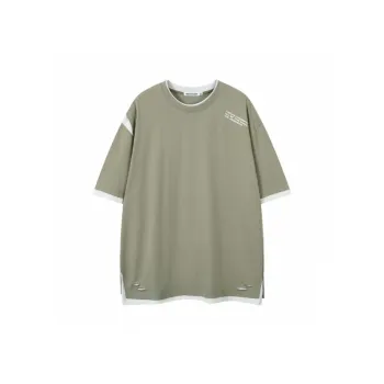 Retro Street Cotton Blended Fabric T Shirt Unisex