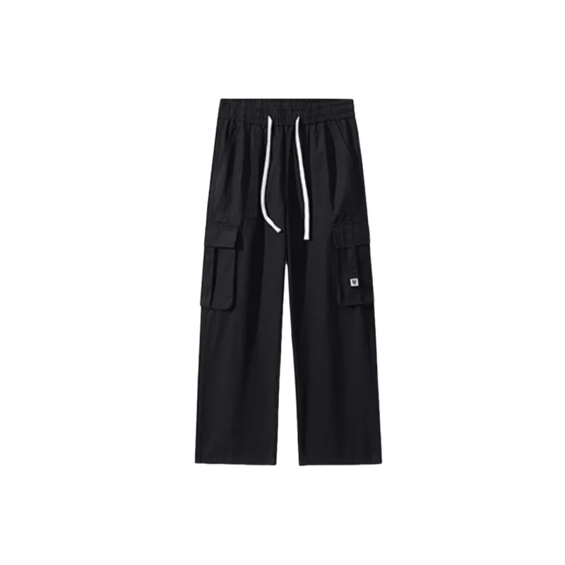Loose Casual Cotton Cargo Pants-6