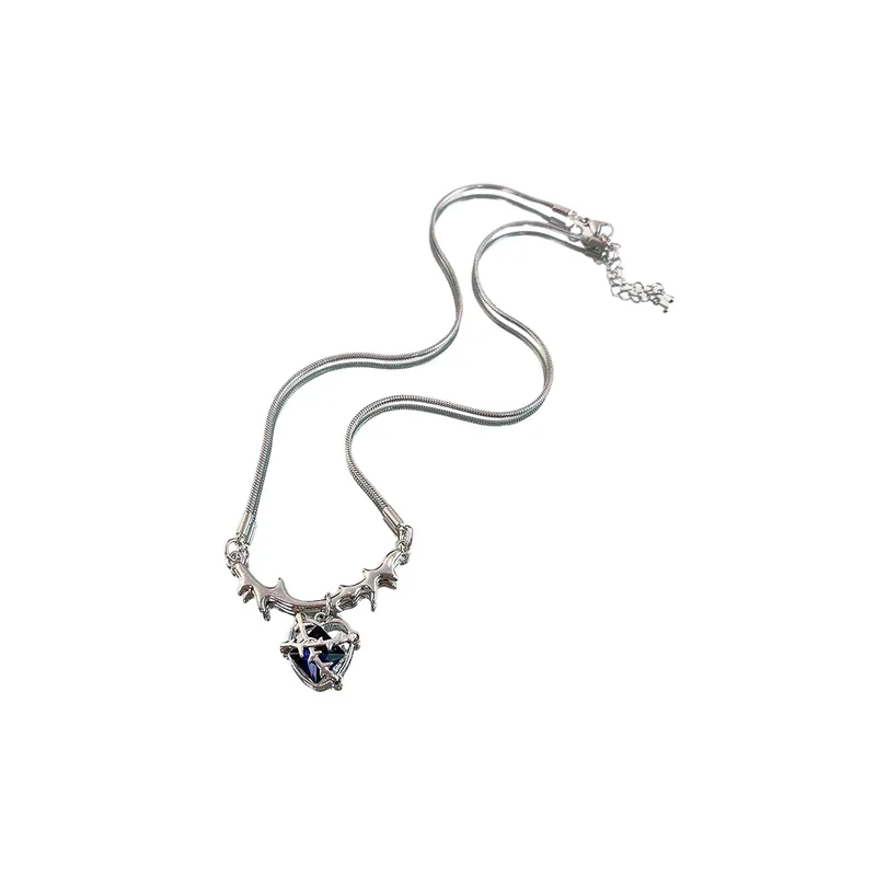 Trendy Dark Necklace-0