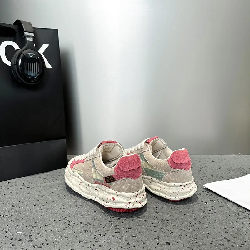 Retro Sports Platform Shoes-5