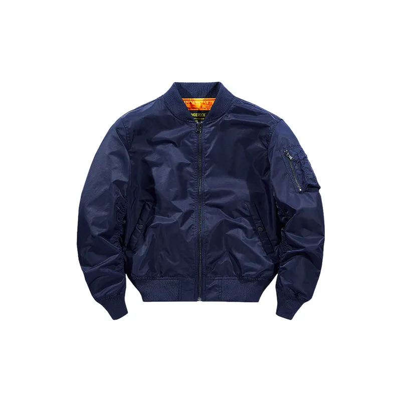 Plain Loose Nylon Jacket-1