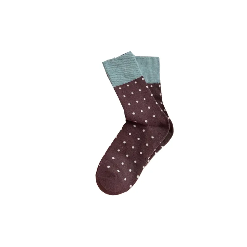 Cute Simple Polyester Mid Calf Sock-0