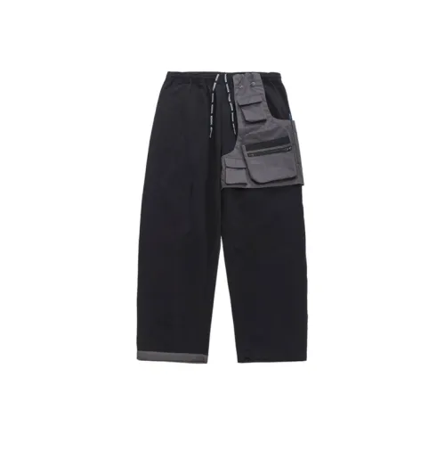 Color Splice Function Coil Cargo Pants