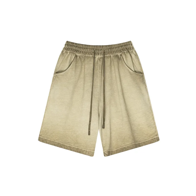 Retro Loose Cotton Casual Shorts-0