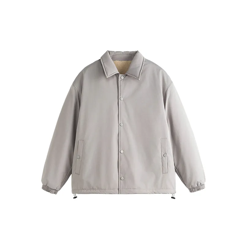 Simple Warming Quilted Jacket-4