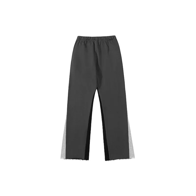 Splash Ink Stitching Drawstring High Street Pants-1