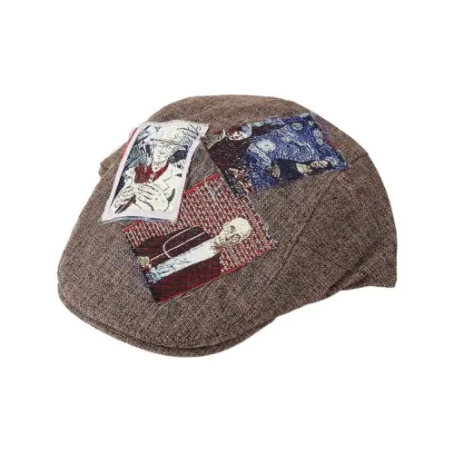 Retro Breathable Peaked Cap