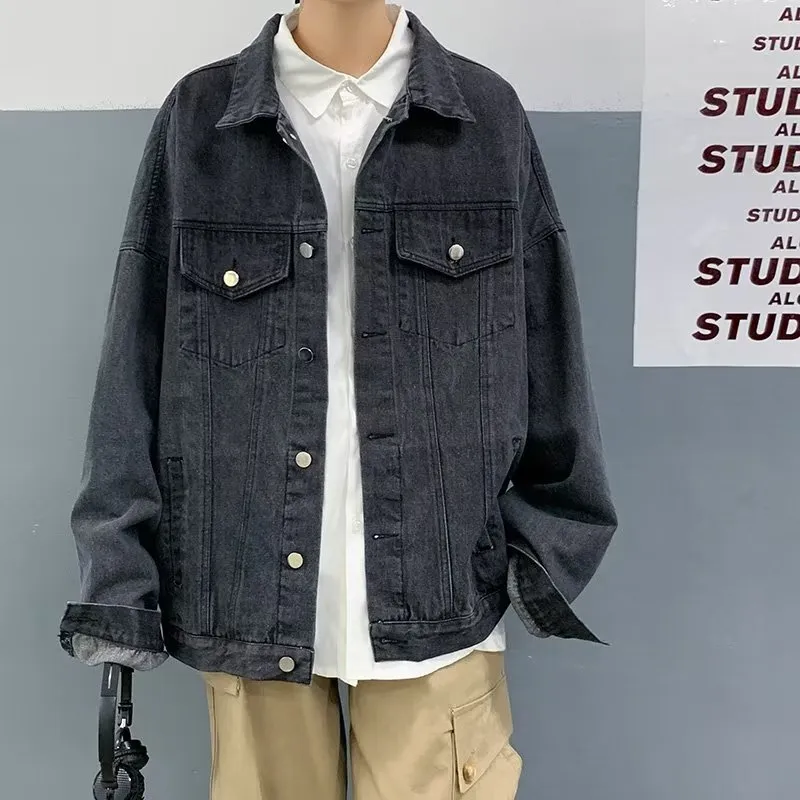 Elegant Loose Denim Jacket-1